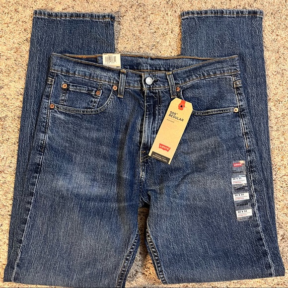 Levi’s 505 Regular Straight Leg Jeans Size 32 x 32 NWT - Picture 4 of 10